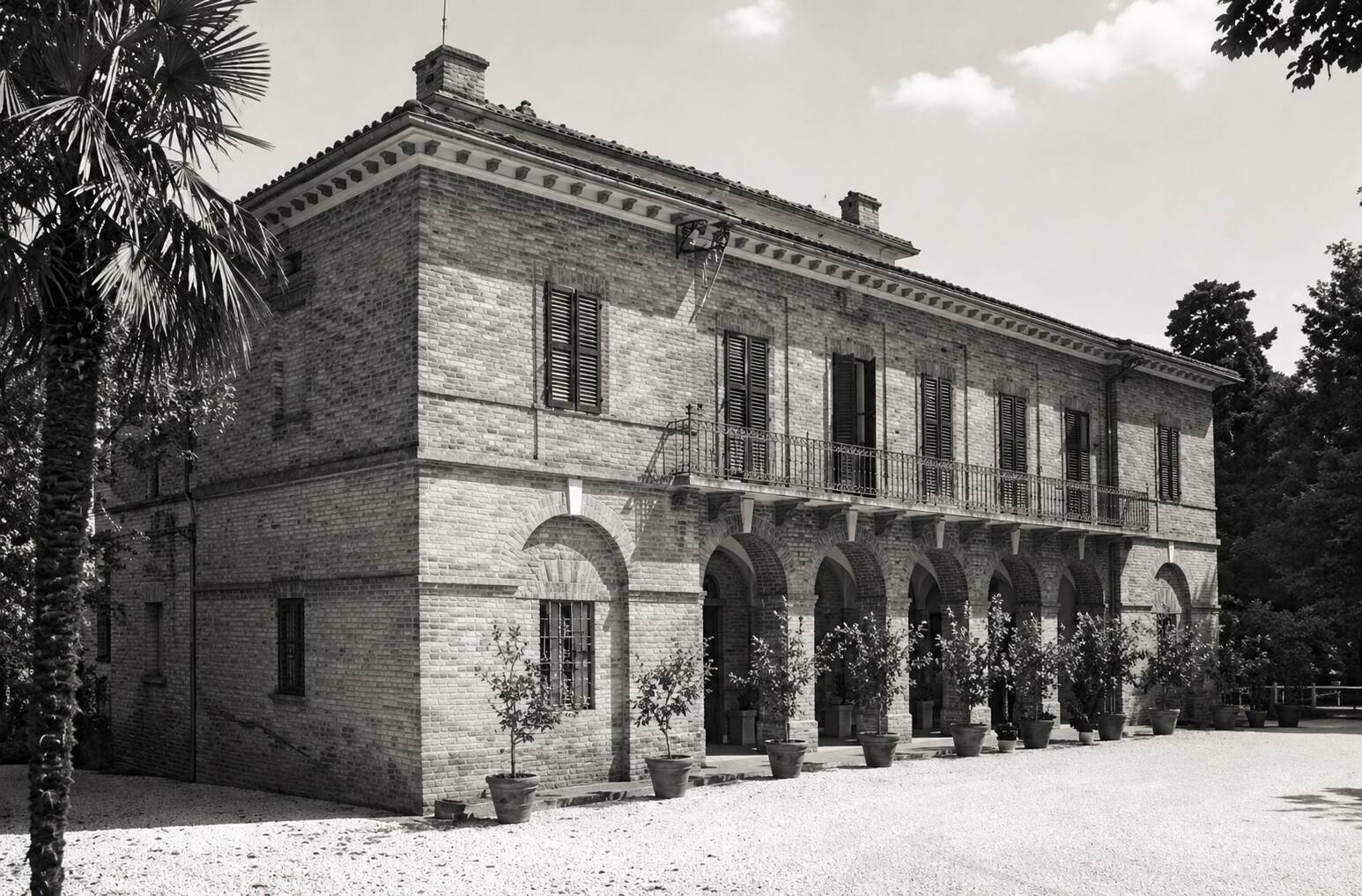 Una villa trasformata in prigione